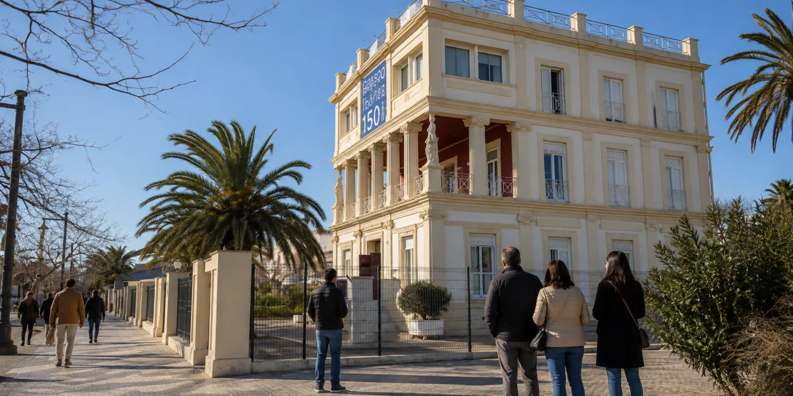 Chalet reconstruido de la Casa Museo Blasco Ibáñez frente a la playa de la Malvarrosa de València